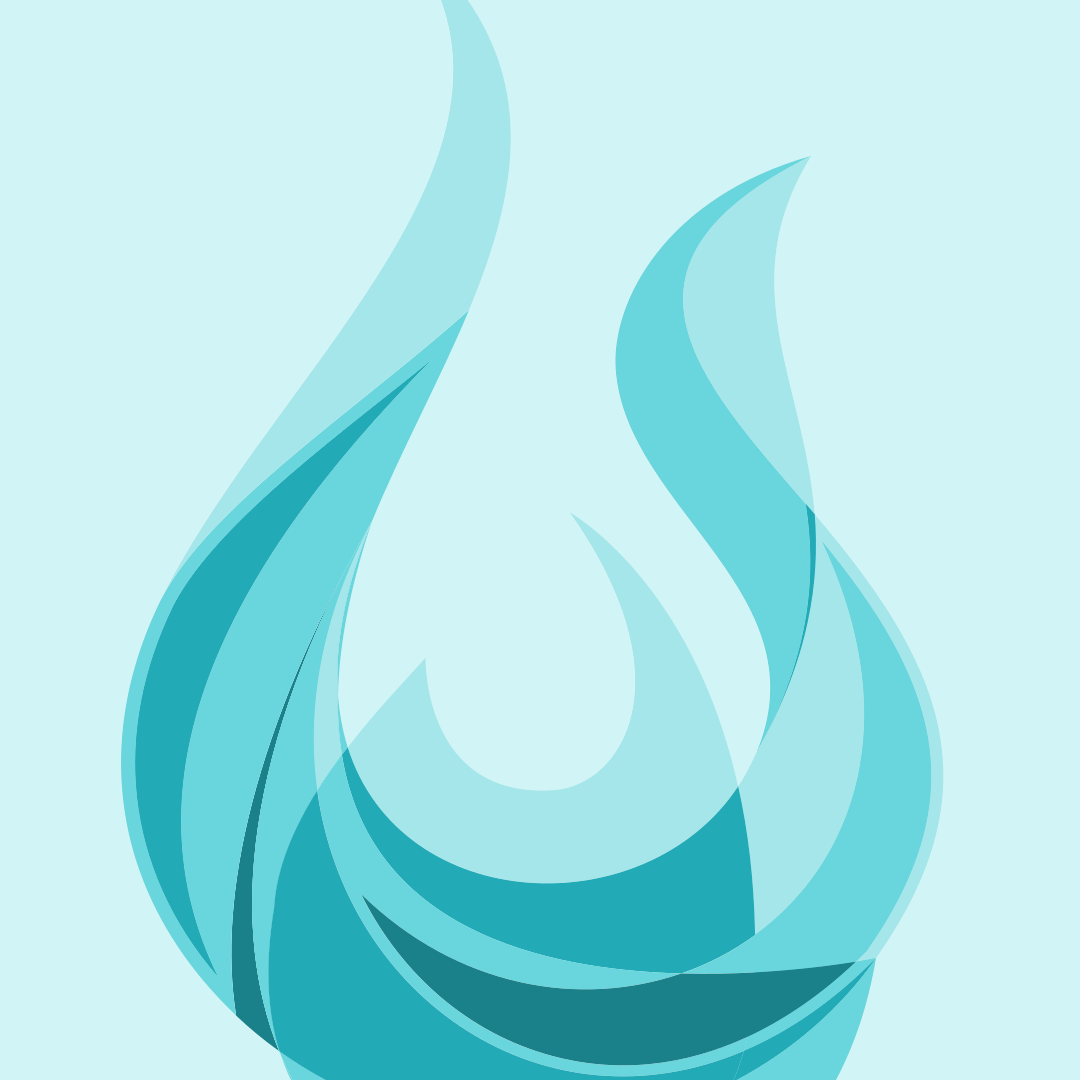 Movement Hub Action logo - flame figure